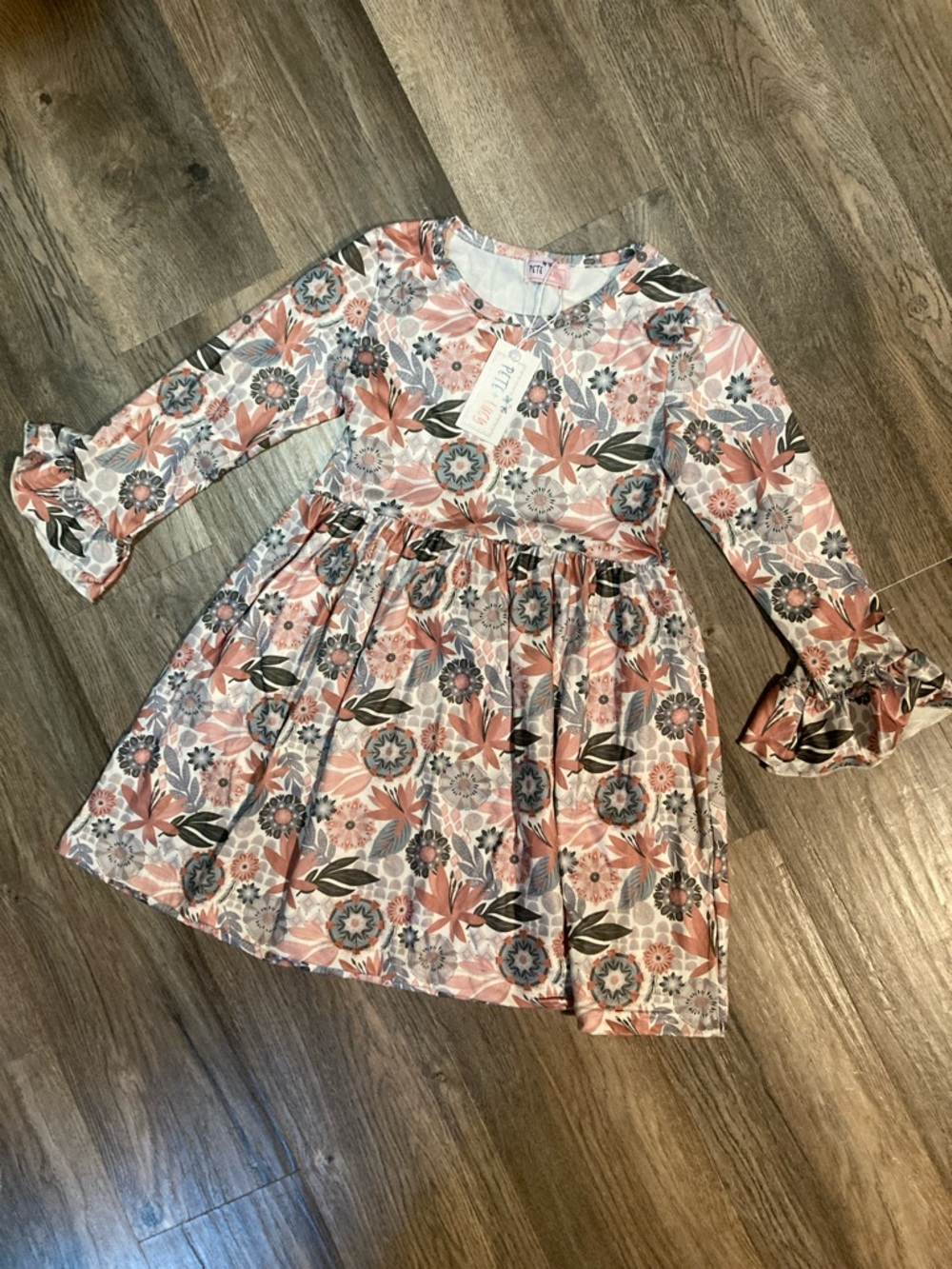 Pete + Lucy Long Sleeve Dress
